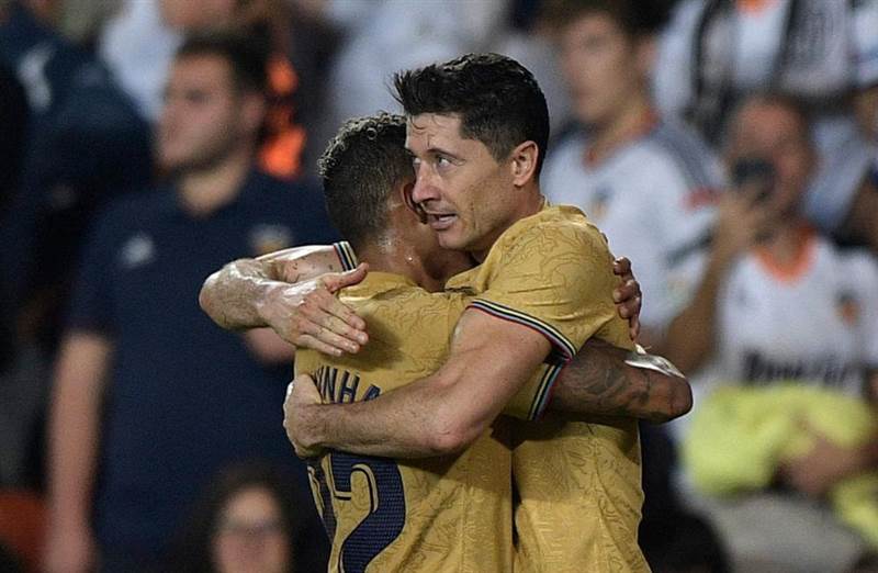 في الوقت القاتل.. برشلونة يخطف الفوز أمام فالنسيا ضمن مسابقة الدوري الاسباني