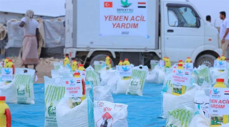 Türkiye’den Yemen’de 500 gıda yardımı