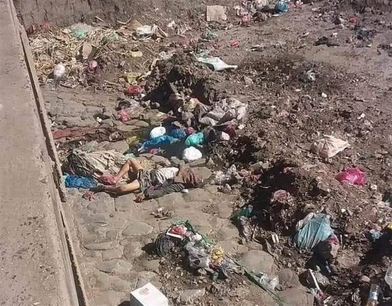 العثور على جثة مجهولة لمواطن في احد شوارع مدينة إب