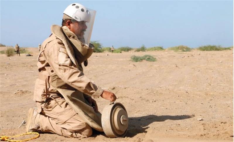 Yemen’de son bir haftada bin 400’den fazla mayın ve patlayıcı imha edildi