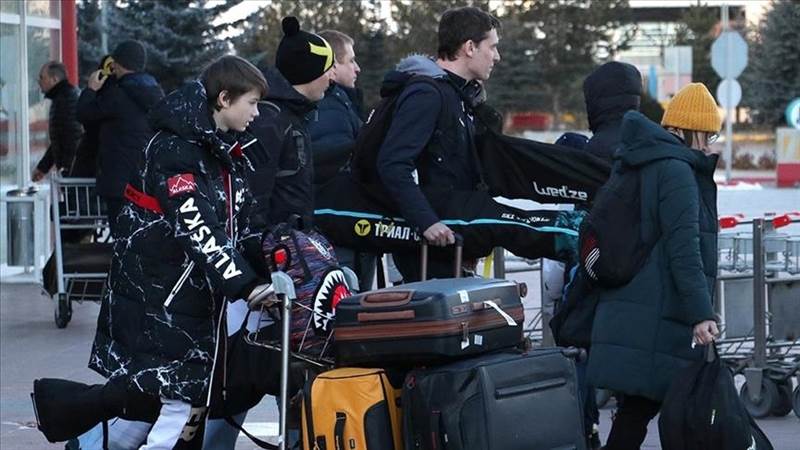 مركز بالاندوكان للتزلج بتركيا يشهد اقبالا كبيراً في أول أيام 2023