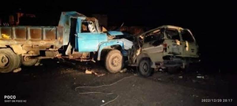 تقرير أمنى يكشف مقتل وإصابة 2390 مدنياً جراء الحوادث المرورية في المناطق المحررة خلال العام 2022