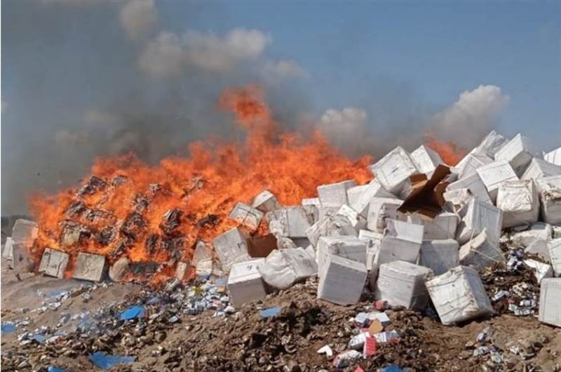 Yemen’de kaçak ve kullanma tarihi geçmiş ilaç sevkiyatı imha edildi