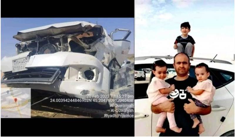 Suudi Arabistan’a umre için giden Yemenli aile feci kazada adeta yok oldu