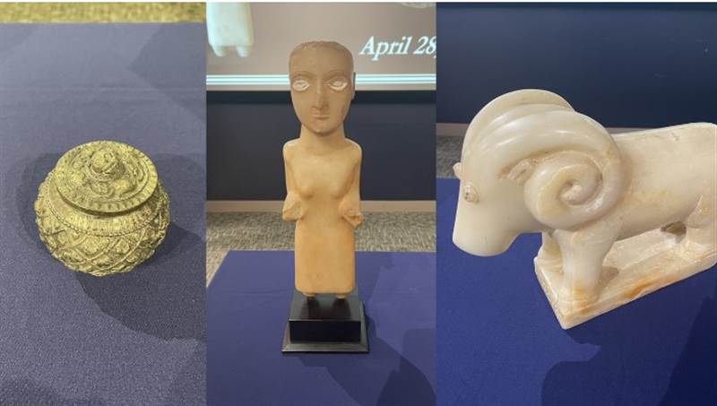 ABD Yemen’den kaçırılan 725 bin dolar değerindeki tarihi eserleri teslim etti