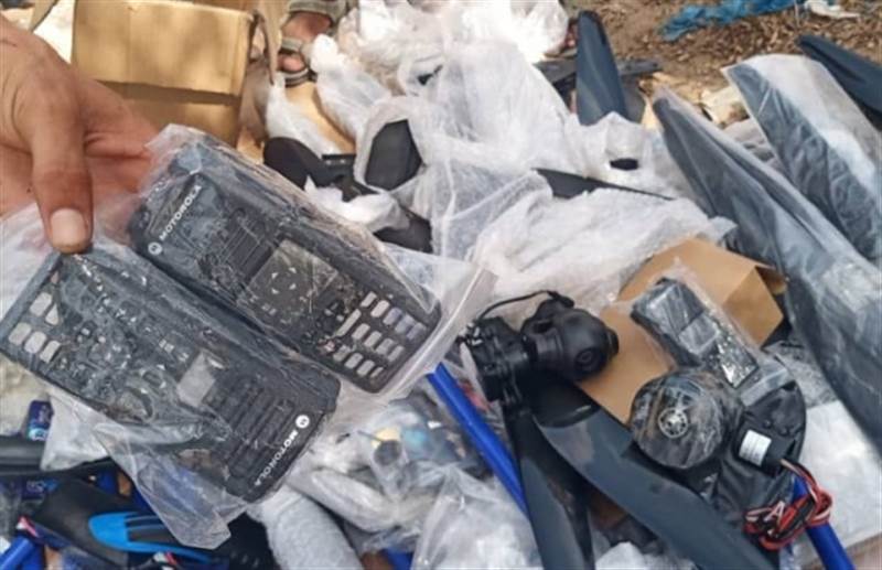 Husilere giden bir insansız hava aracı ve askeri iletişim ekipmanı sevkiyatına el konuldu