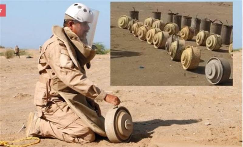 Yemen'de haziran ayında yaklaşık 5 bin mayın ve mühimmat temizlendi