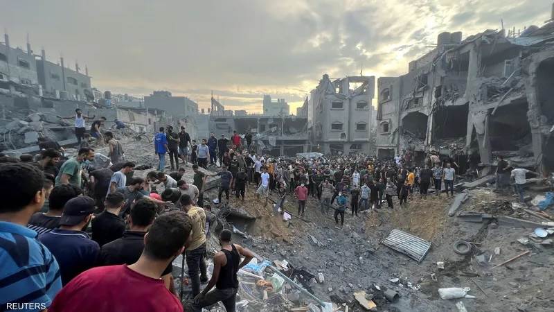 خلفت مئات الشهداء والجرحى.. اليمن تدين مجزرة الاحتلال الإسرائيلي في مخيم جباليا