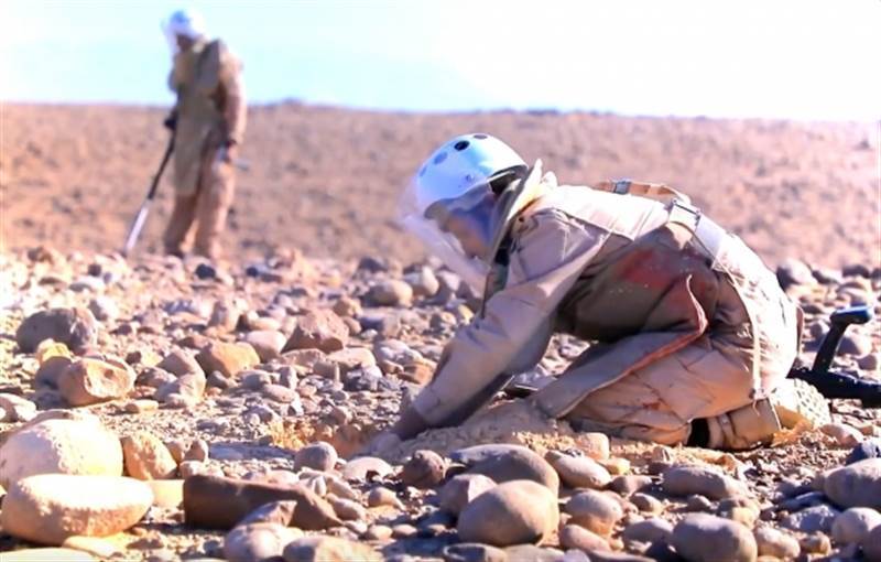 مشروع "مسام" ينزع 826 لغما وذخائر غير منفجرة وعبوات ناسفة الأسبوع الفائت