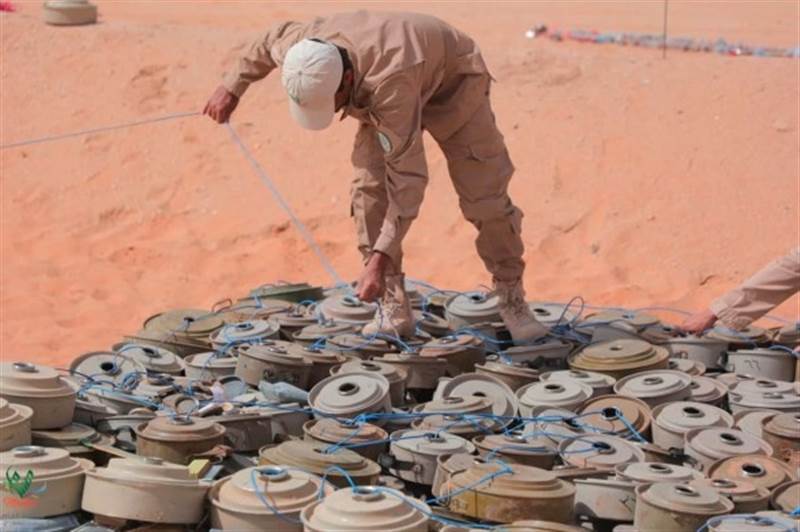 MASAM: Yemen’de geçen hafta 826 mayın, patlamamış mühimmat temizlendi