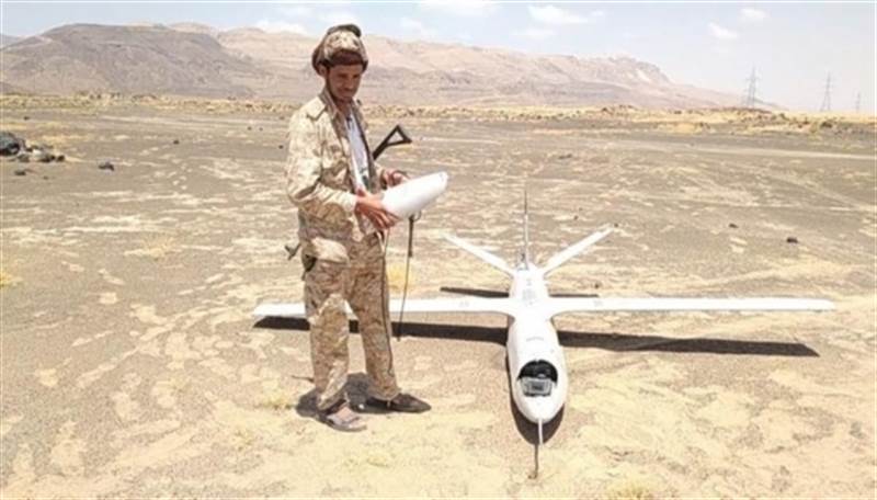 الدفاعات التابعة للجيش الوطني تسقط طائرة حوثية مسيرة شرق الجوف