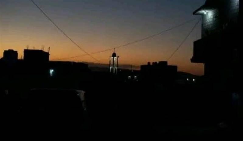 Benzin istasyonundaki teknik arıza nedeniyle Marib ve banliyölerinde elektrik kesintisi