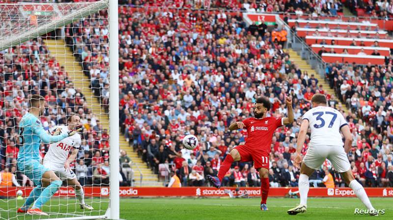 بعد عودته.. محمد صلاح يقود ليفربول إلى فوز عريض على توتنهام