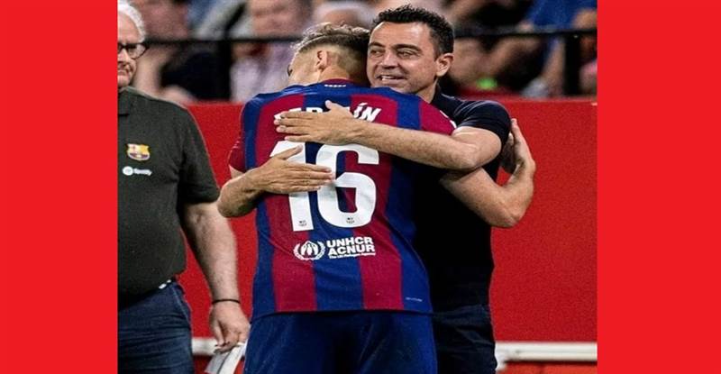 برشلونة يودع تشافى ويصعق اشبيلية بثنائية