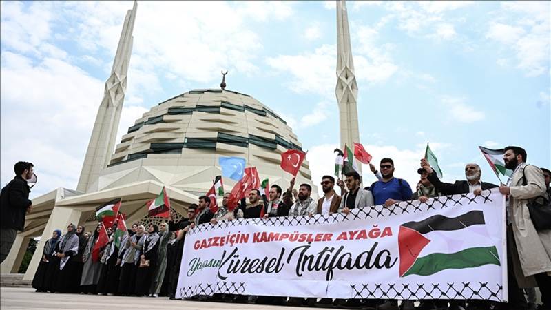 احتجاجات في إسطنبول تندد بالعدوان الإسرائيلي في رفح