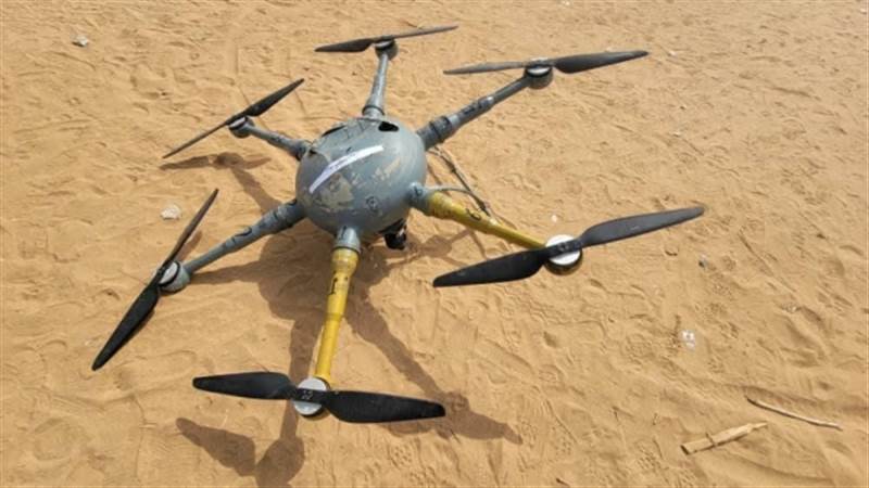 Husilere ait bomba yüklü İHA Hacce'nin kuzeybatısında düşürüldü