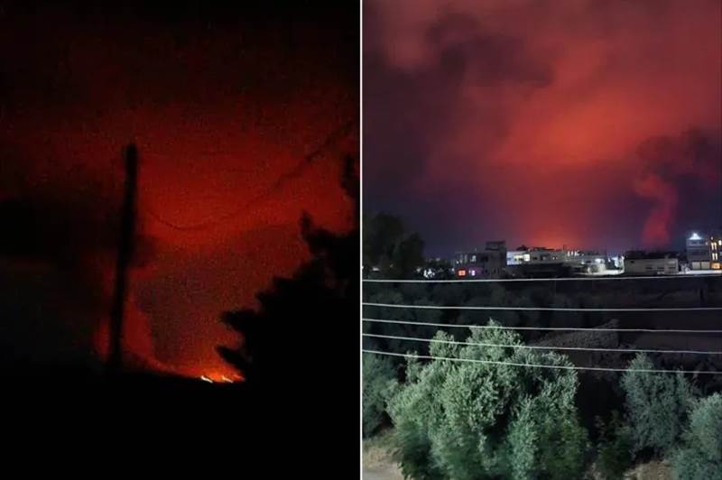 İsrail, Golan’dan Atılan Füzelerin Ardından Güney Suriye’yi Vurdu