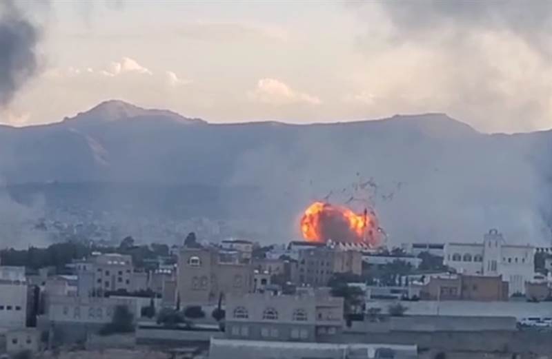 Intense Israeli Airstrikes Rock Sanaa, Targeting Houthi Military Sites and Key Institutions