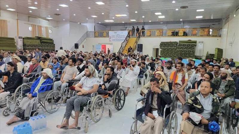 مارب تحتفي بجرحى الجيش والمقاومة من أبناء ريمة وتكرمهم بمناسبة الأعياد الوطنية