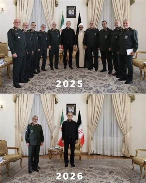 Tahran’dan çarpıcı kare.. 2025-2026 arasında kaybolan askeri liderler dikkat çekiyor