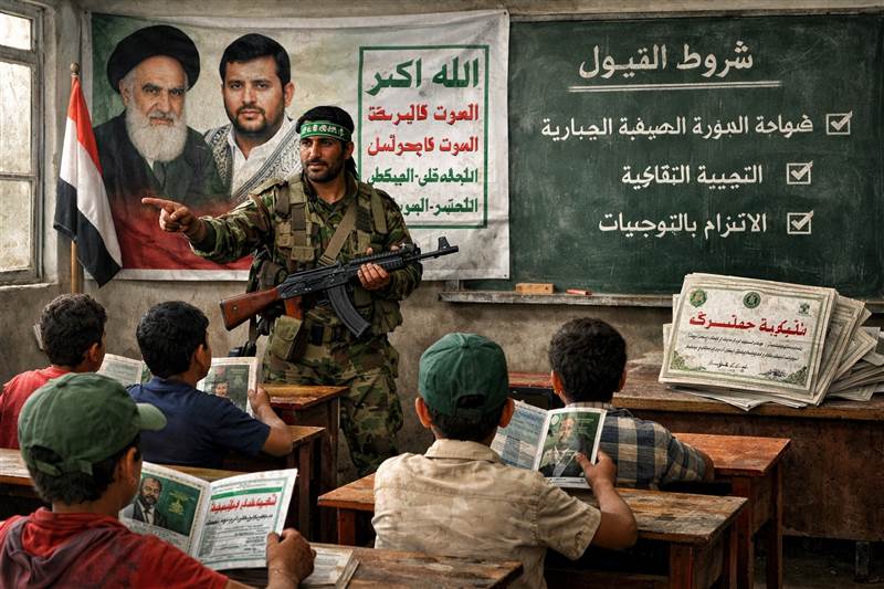 ميليشيات الحوثي تربط القبول المدرسي بالدورات الطائفية .. تصعيد خطير يثير غضباً واسعاً