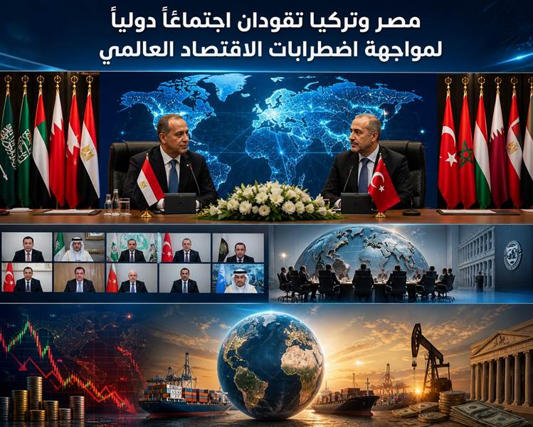 مصر وتركيا تقودان اجتماعاً مالياً دولياً لمواجهة اضطرابات الاقتصاد العالمي