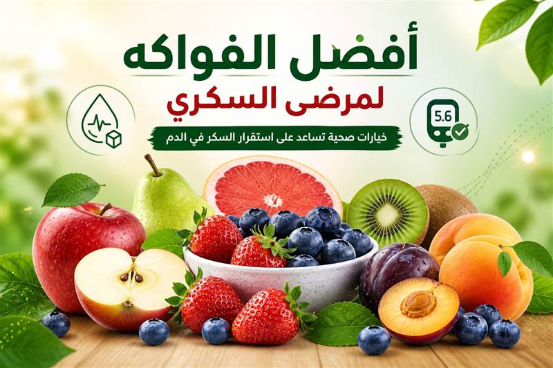 أفضل الفواكه لمرضى السكري.. خيارات صحية تساعد على استقرار السكر في الدم