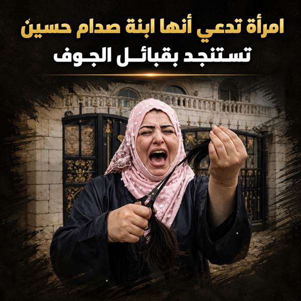 جدل واسع بعد ظهور امرأة في الجوف تدّعي أنها ابنة صدام حسين وتطلب “الفزعة” من القبائل ضد الحوثيين (فيديو)