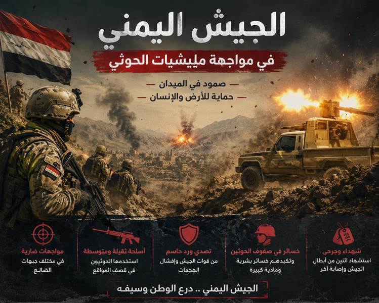 مواجهات عنيفة في الضالع بين الجيش اليمني وميليشيات الحوثي