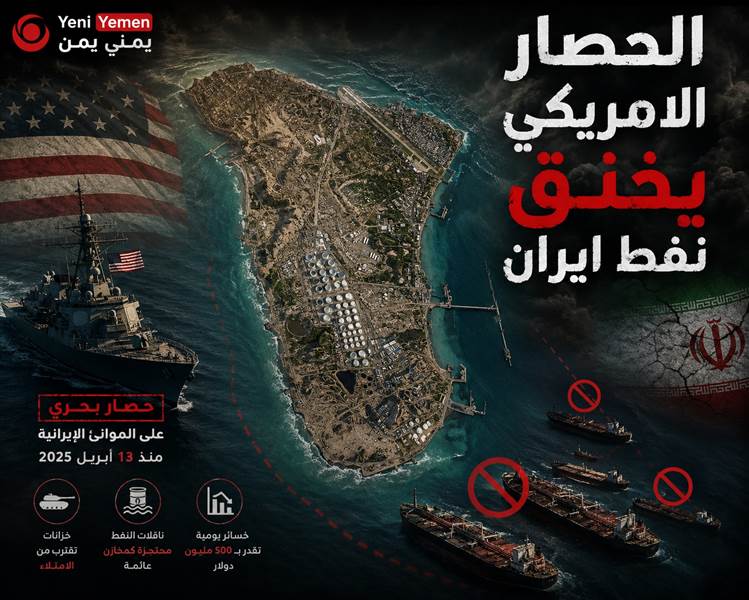 الحصار الأميركي يخنق نفط إيران.. خزانات جزيرة خارك تقترب من الامتلاء الكامل