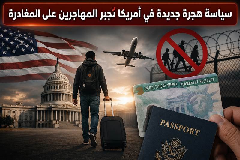 صدمة للمهاجرين.. إدارة ترامب تفرض مغادرة أمريكا للحصول على الإقامة الدائمة وتجمّد تأشيرات الهجرة في 75 دولة