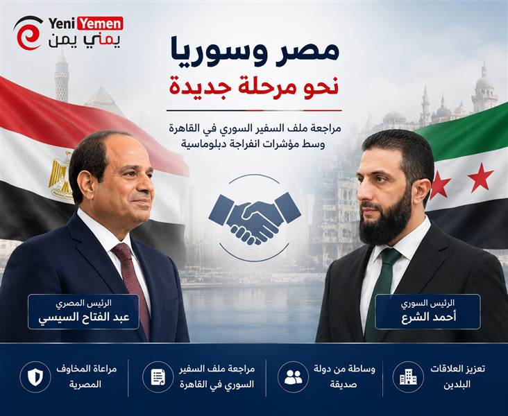 مصر تراجع ملف السفير السوري المقترح بالقاهرة وسط مؤشرات على انفراجة دبلوماسية