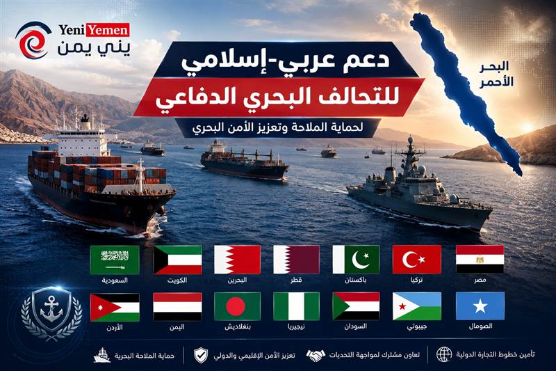 14 دولة تعلن دعم مشروع التحالف البحري الدفاعي بعد هجمات ميليشيات الحوثي ( أسماء الدول )