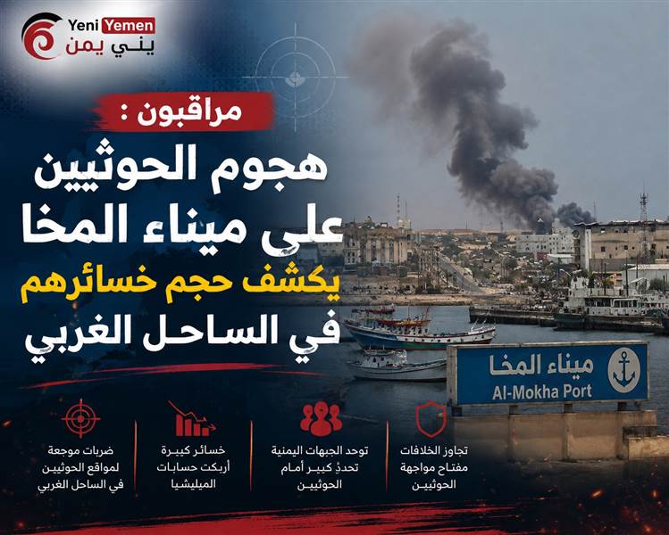مراقبون: هجوم الحوثيين على ميناء المخا يكشف حجم خسائرهم في الساحل الغربي